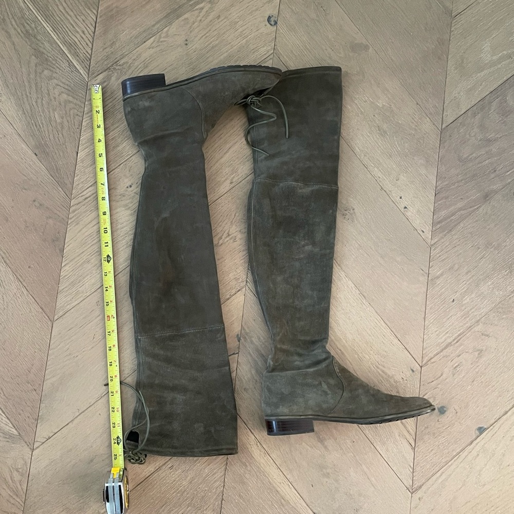 Stuart Weitzman Over the Knee Boots in Brown